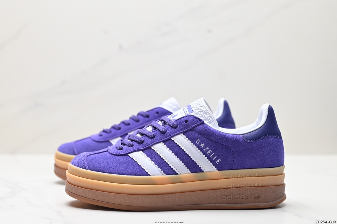Adidas Originals Gazelle Bold W antelope purple rubber sole IE0419