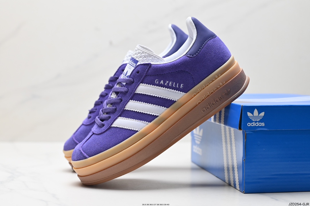 Adidas Originals Gazelle Bold W antelope purple rubber sole IE0419