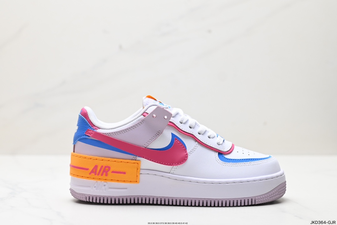 160 Nike WMNS Air Force 1 Shadow 马卡板鞋 HF5064-100