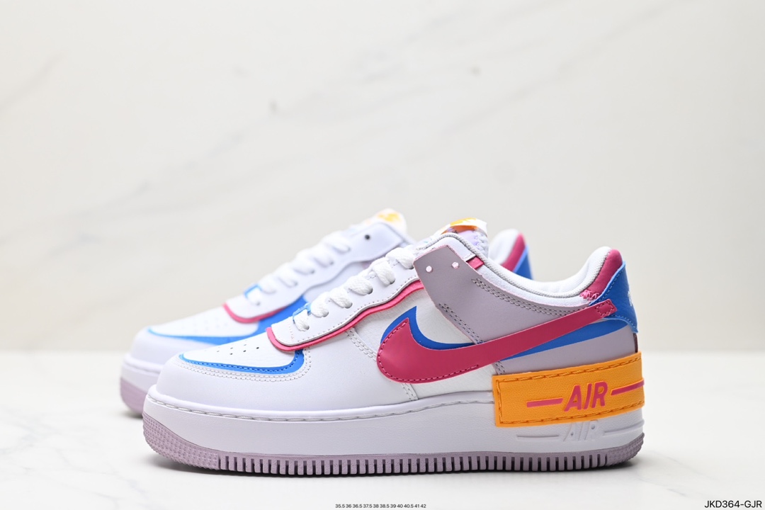 160 Nike WMNS Air Force 1 Shadow 马卡板鞋 HF5064-100