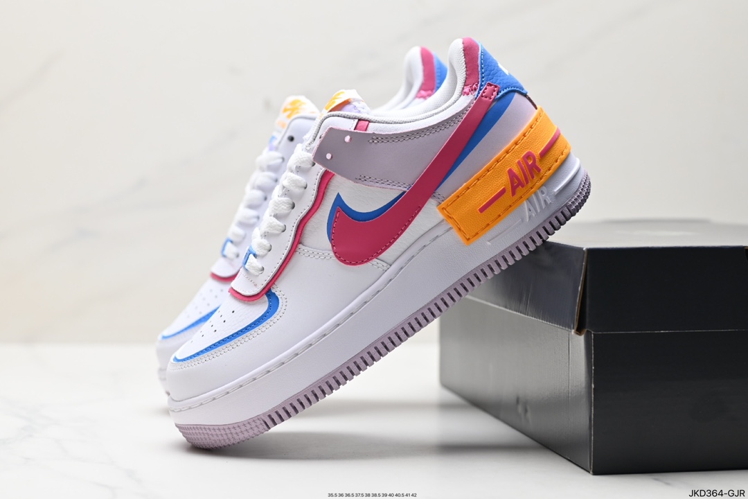 160 Nike WMNS Air Force 1 Shadow 马卡板鞋 HF5064-100