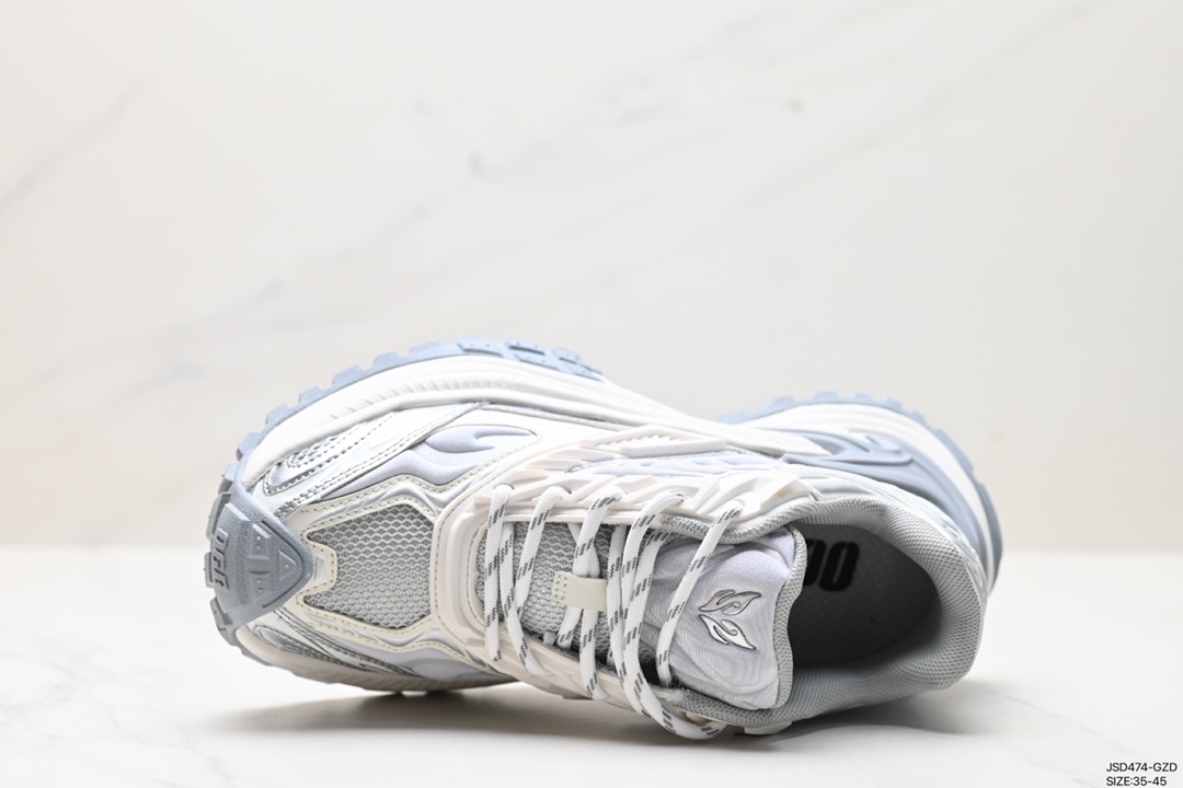 Mecha dad shoes men's high-end 2024 new summer breathable thick-soled street-style shoes original trendy brand shoes