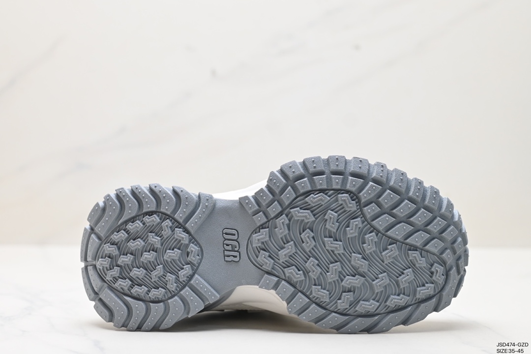 Mecha dad shoes men's high-end 2024 new summer breathable thick-soled street-style shoes original trendy brand shoes