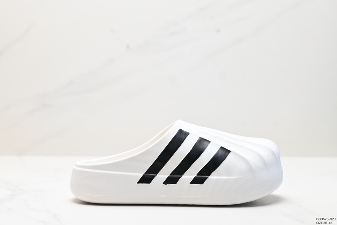 💰60 阿迪达斯 ADIFOM SUPERSTAR MULE拖鞋厨师鞋穆勒鞋新款拖鞋 货号:JP5696 尺码:36-45 ID:DGD575-GZJ