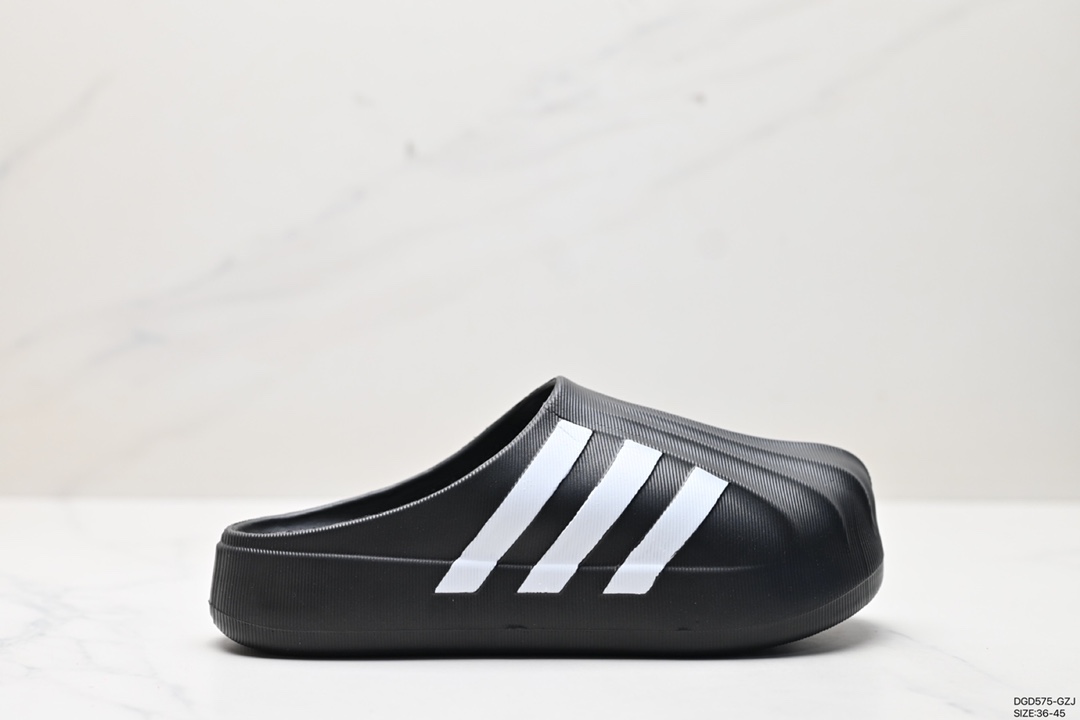 💰60 阿迪达斯 ADIFOM SUPERSTAR MULE拖鞋厨师鞋穆勒鞋新款拖鞋 货号:JP5696 尺码:36-45 ID:DGD575-GZJ