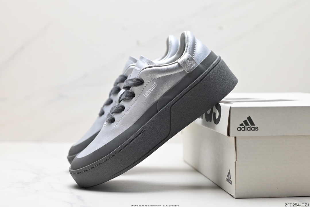 280 adidas LABCOURT 百搭休闲轻松舒适 耐磨透气低帮 板鞋 IF1655