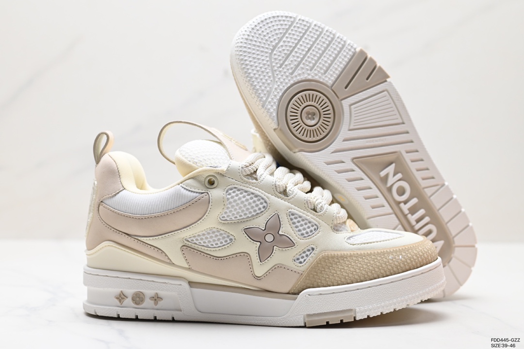 600 Louis Vuitton Trainer Sneaker Low 空胶版本