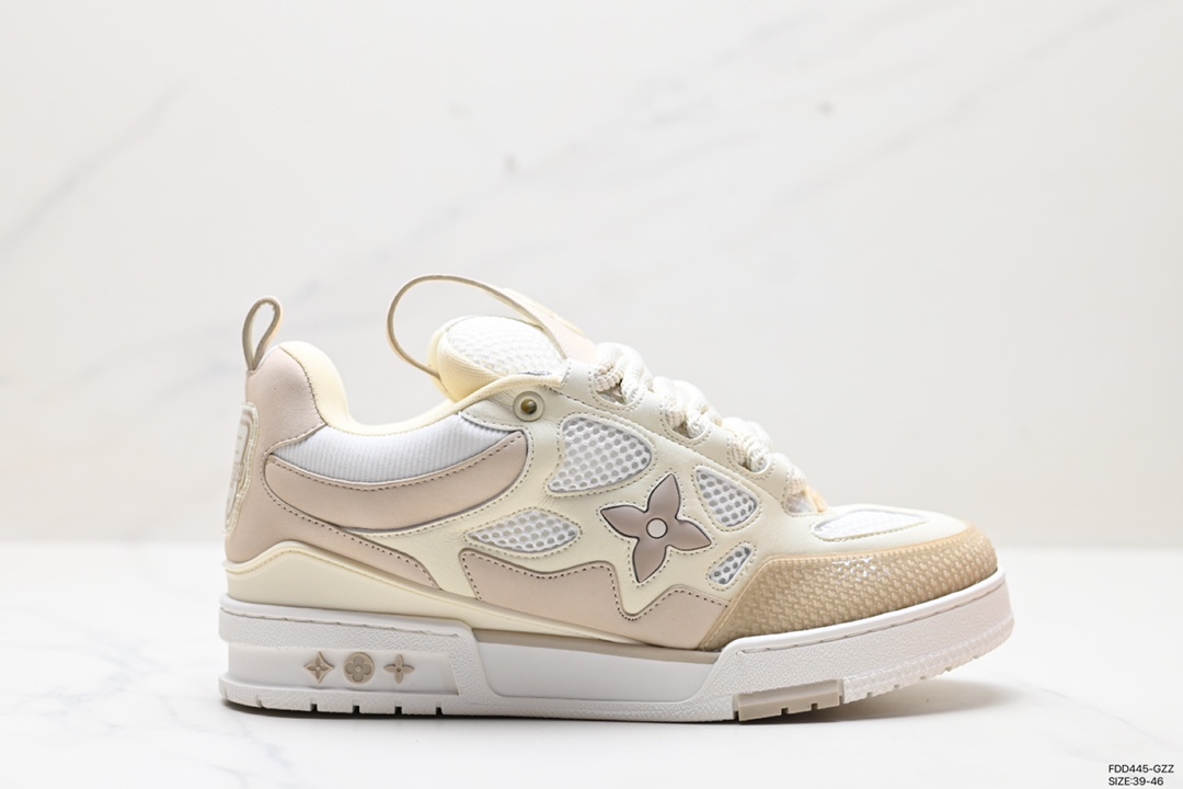 600 Louis Vuitton Trainer Sneaker Low 空胶版本