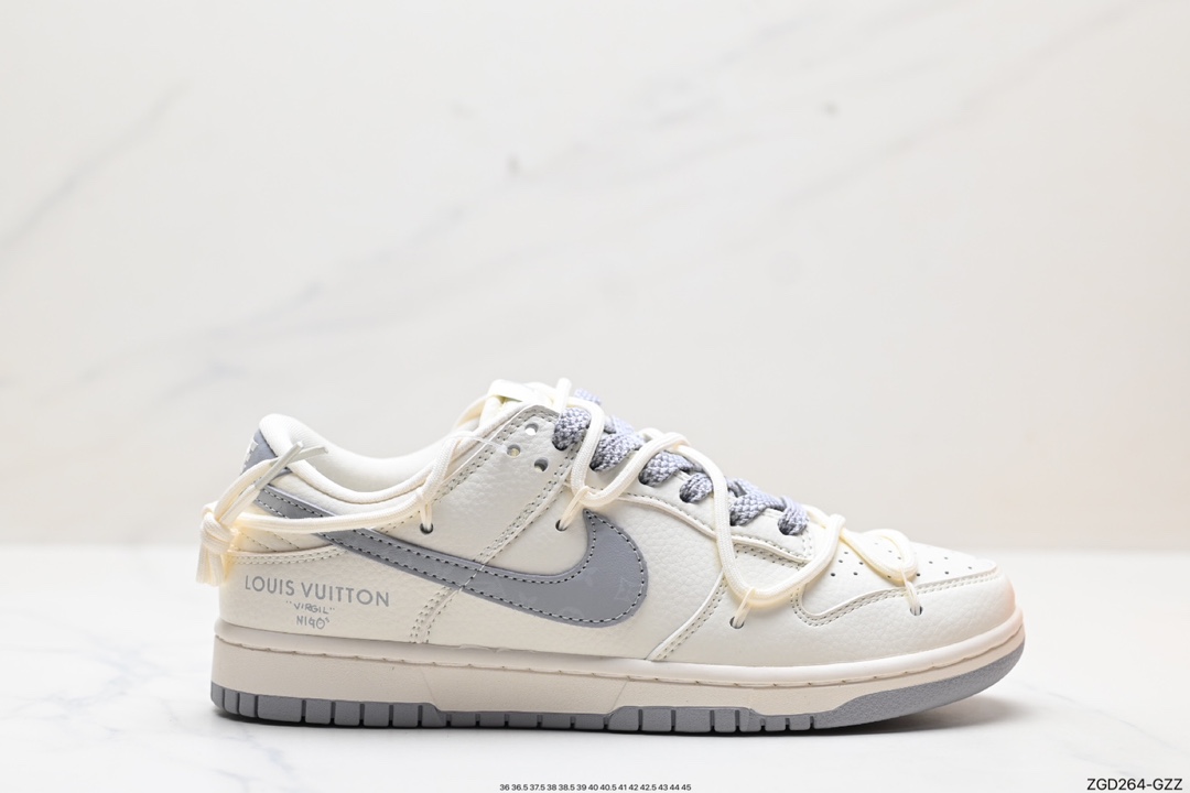 290 耐克NK SB Dunk Low”Green/Beige“绑绳解构风  JJ5688-101