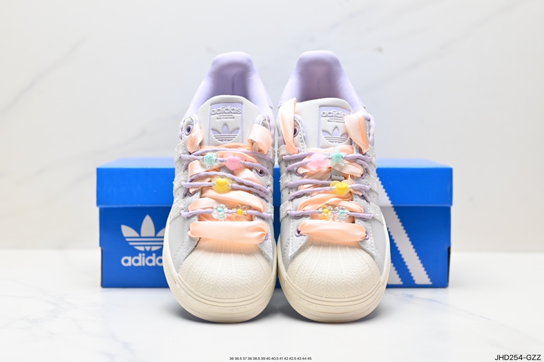 190 阿迪达斯Adidas Superstar Ayoon W 改良轻量版板鞋 lF1804