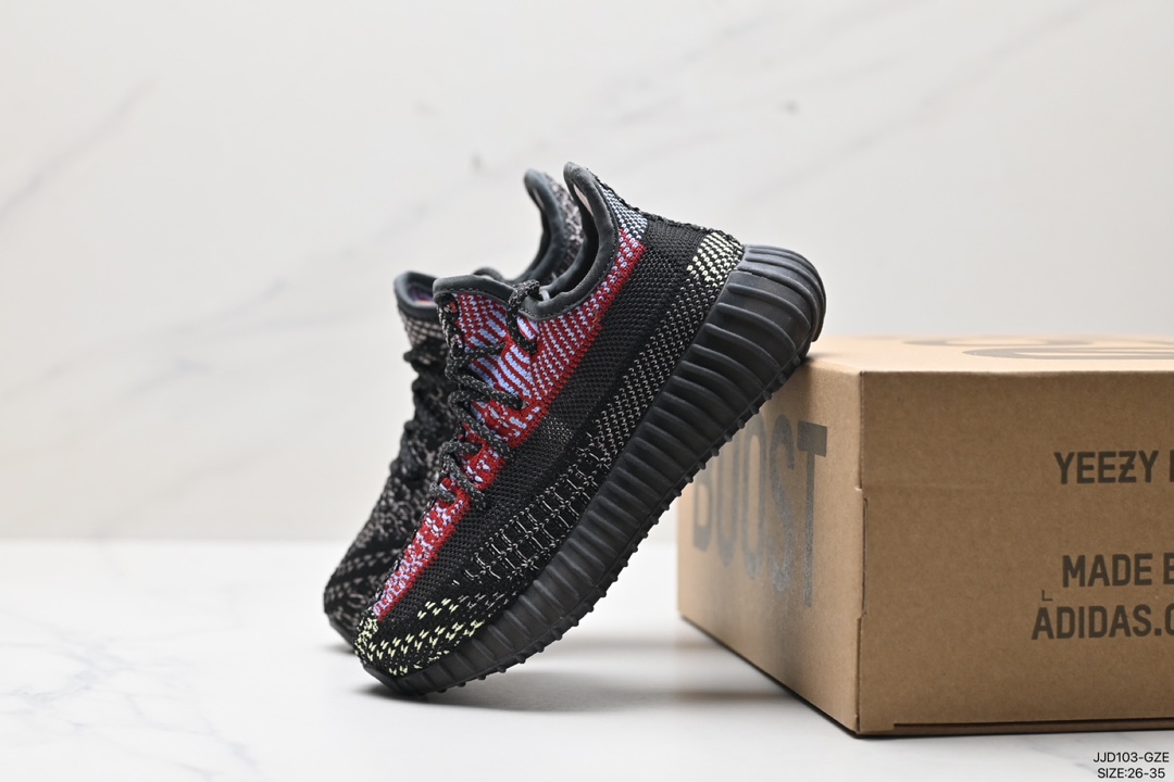 130 阿迪达斯Adidas Yeezy Boost 350v2 椰子童鞋爆米花休闲运动跑鞋