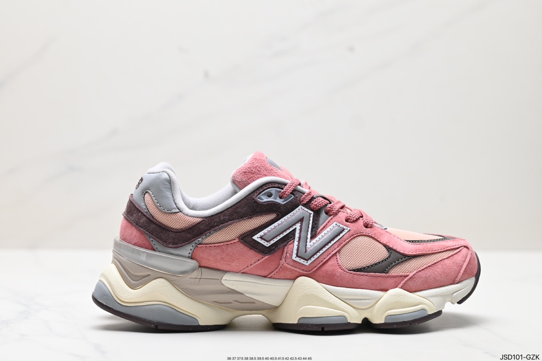 New Balance Lusso
 Scarpe Sneaker Rosa Splicing Camoscio Frosted Collezione estiva Vintage Casual