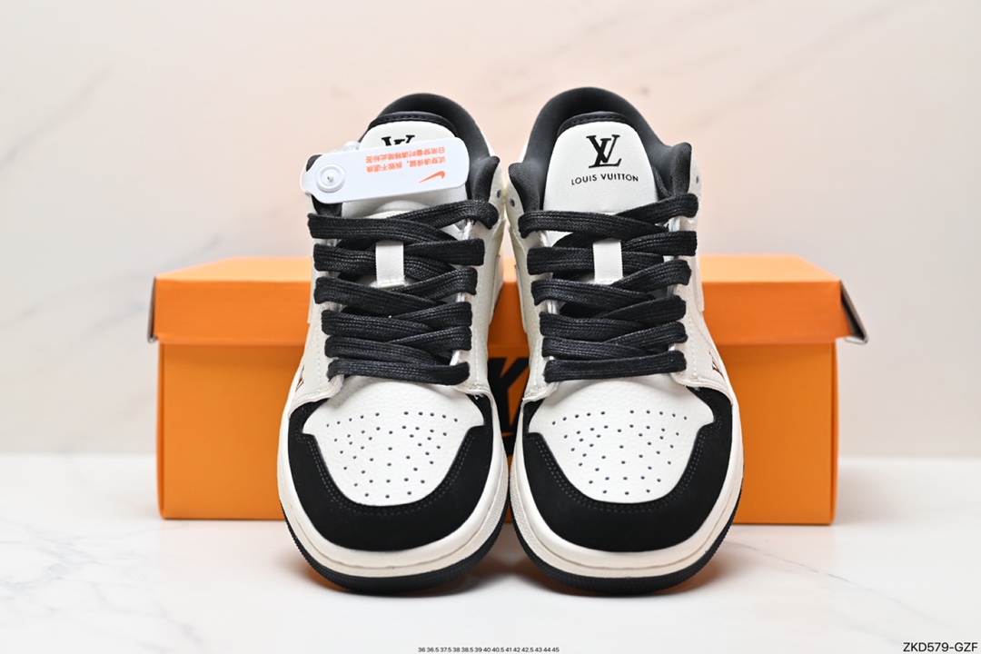 270 海外爆款限量发售！Nike Jordan Air Jordan 1“LV联名——米黑脚趾” WG8850-006