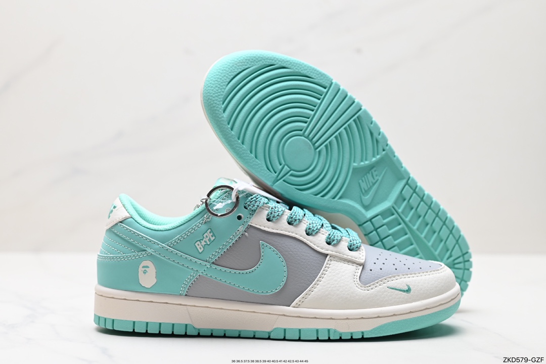 270 Nike SB Dunk Low“BAPE联名——米灰靛青” BB8969-003