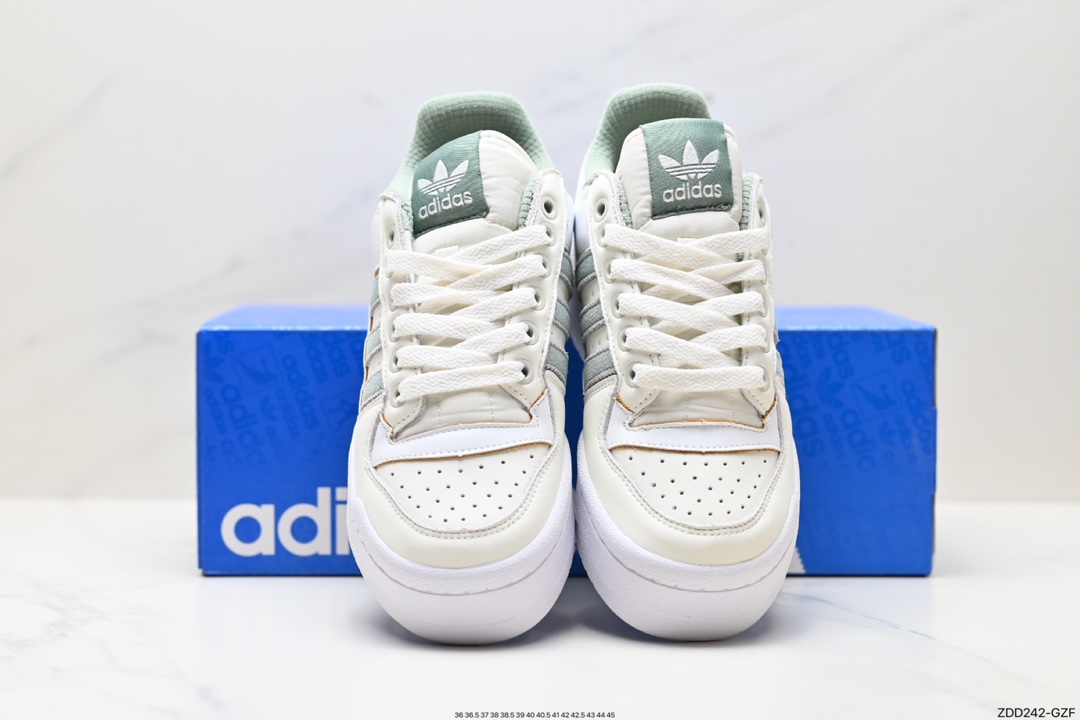 230 阿迪达斯 Adidas FORUM BOLD STRIPES 低帮百搭潮流休闲运动板鞋 IG0286