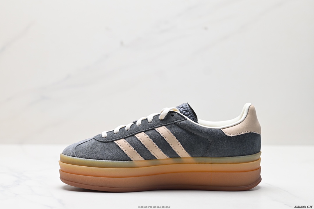 180 Ad Originals Gazelle Bold 复单古品 三草叶厚休底闲防滑耐低磨帮板鞋 IE0428