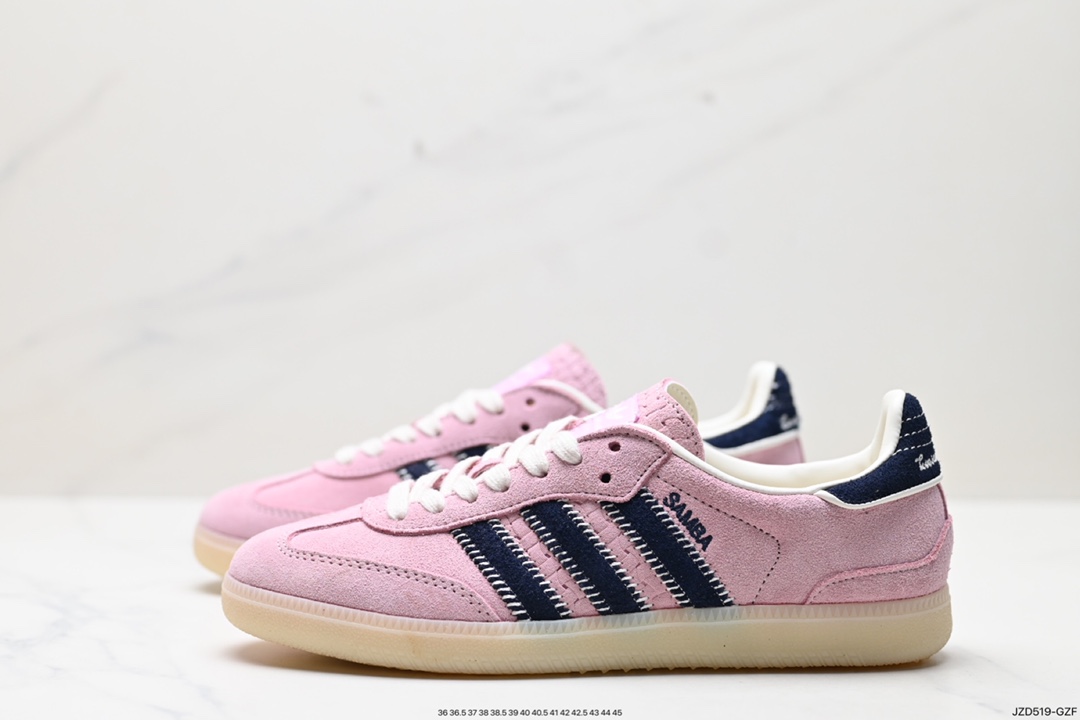 140 阿迪达斯三叶草Adidas Originals Samba Vegan OG”SPD“桑巴舞板鞋 IG4198