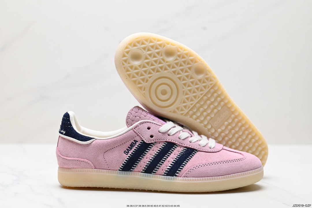 140 阿迪达斯三叶草Adidas Originals Samba Vegan OG”SPD“桑巴舞板鞋 IG4198