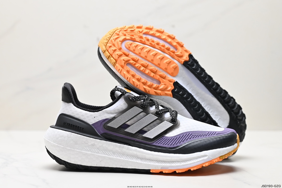 200 阿迪达斯Adidas Ultraboost Light 全掌爆米花休闲运动跑鞋HP6434