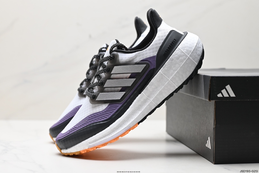 200 阿迪达斯Adidas Ultraboost Light 全掌爆米花休闲运动跑鞋HP6434