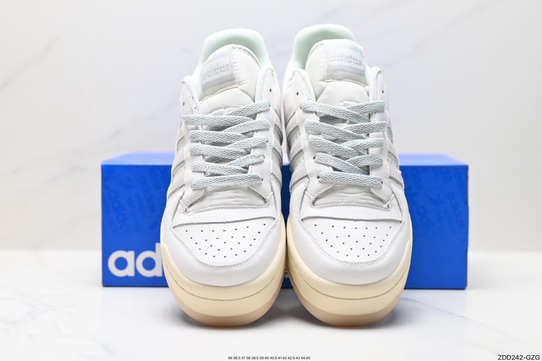 230 阿迪达斯 Adidas FORUM BOLD STRIPES 低帮百搭潮流休闲运动板鞋IG3973