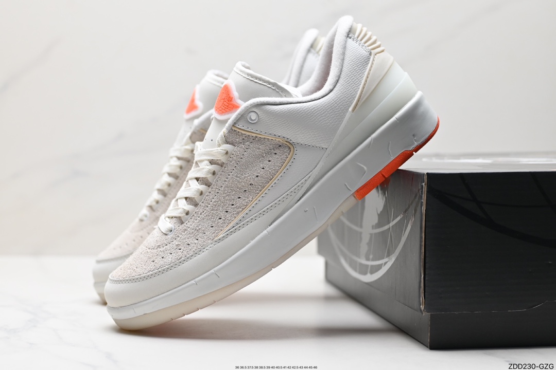 230 shelflife x Jordan Air Jordan 2 retro low潮流 轻便 低帮 复古篮球鞋 DV9956-118