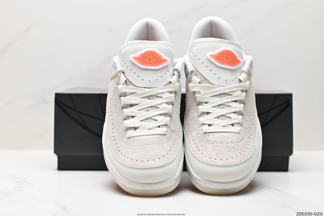 230 shelflife x Jordan Air Jordan 2 retro low潮流 轻便 低帮 复古篮球鞋 DV9956-118