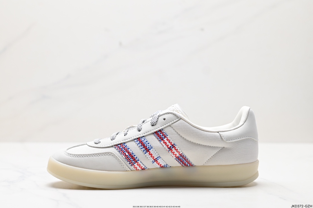 160 阿迪达斯Adidas Originals Gazelle Indoor 三叶草复古防滑耐磨低帮板鞋 IH7608