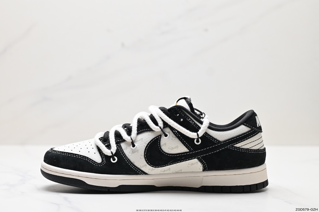 290 耐克NK SB Dunk Low”Green/Beige“绑绳解构风  SJ2068-252