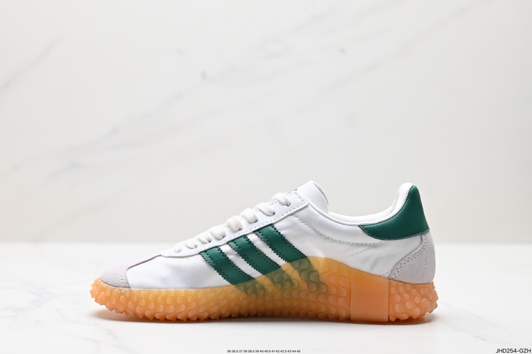 190 阿迪达斯 Adidas Originals Country x Kamanda卡曼达混合系列章鱼卷底复古锯齿休闲运动训练慢跑鞋G26797