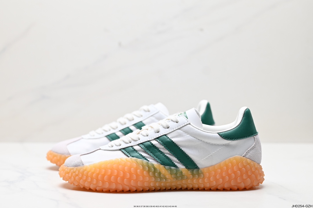 190 阿迪达斯 Adidas Originals Country x Kamanda卡曼达混合系列章鱼卷底复古锯齿休闲运动训练慢跑鞋G26797