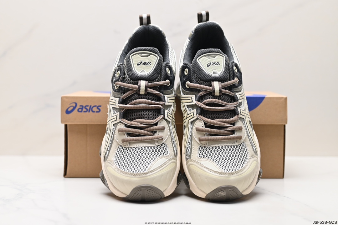 205 日本业专鞋跑品牌·士瑟亚/ASICS Gel-Quantum Kinetic”Carbon Pure Gold“量能动子列系轻量全掌硅缓胶震休闲动运步跑鞋 1203A270-201