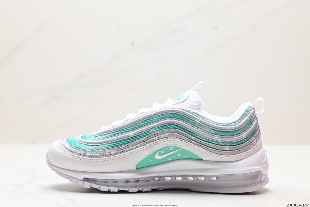 240 耐克 Nike Air Max 97 小勾子弹复古全掌气垫休闲运动鞋921826-101