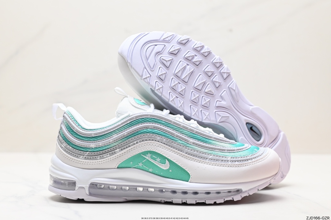 240 耐克 Nike Air Max 97 小勾子弹复古全掌气垫休闲运动鞋921826-101