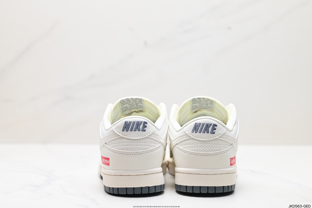 160 耐克Nike SB Dunk Low Supreme联名扣篮系列低帮休闲运动滑板板鞋 BB8675-105