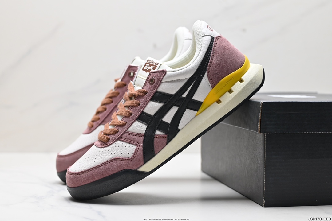 200 Onitsuka Tiger鬼塚虎 Ultimate 81 EX 舒适减震防滑耐磨透气轻便 低帮 休闲跑步鞋 1183B510-203