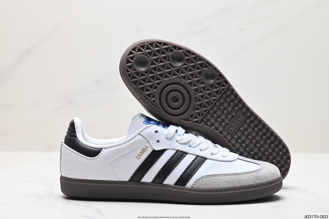 150 阿迪达斯三叶草Adidas Originals Samba OG桑巴舞板鞋 ID0478