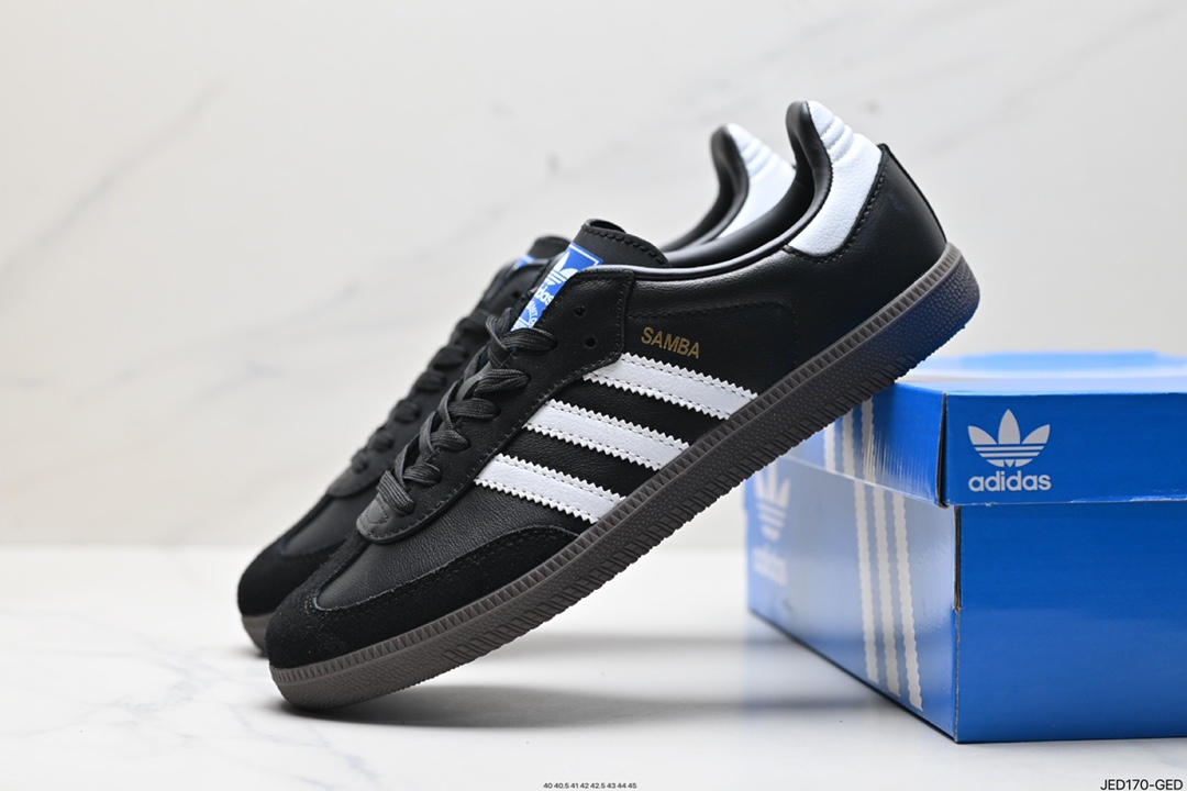 150 阿迪达斯三叶草Adidas Originals Samba OG桑巴舞板鞋 B75807