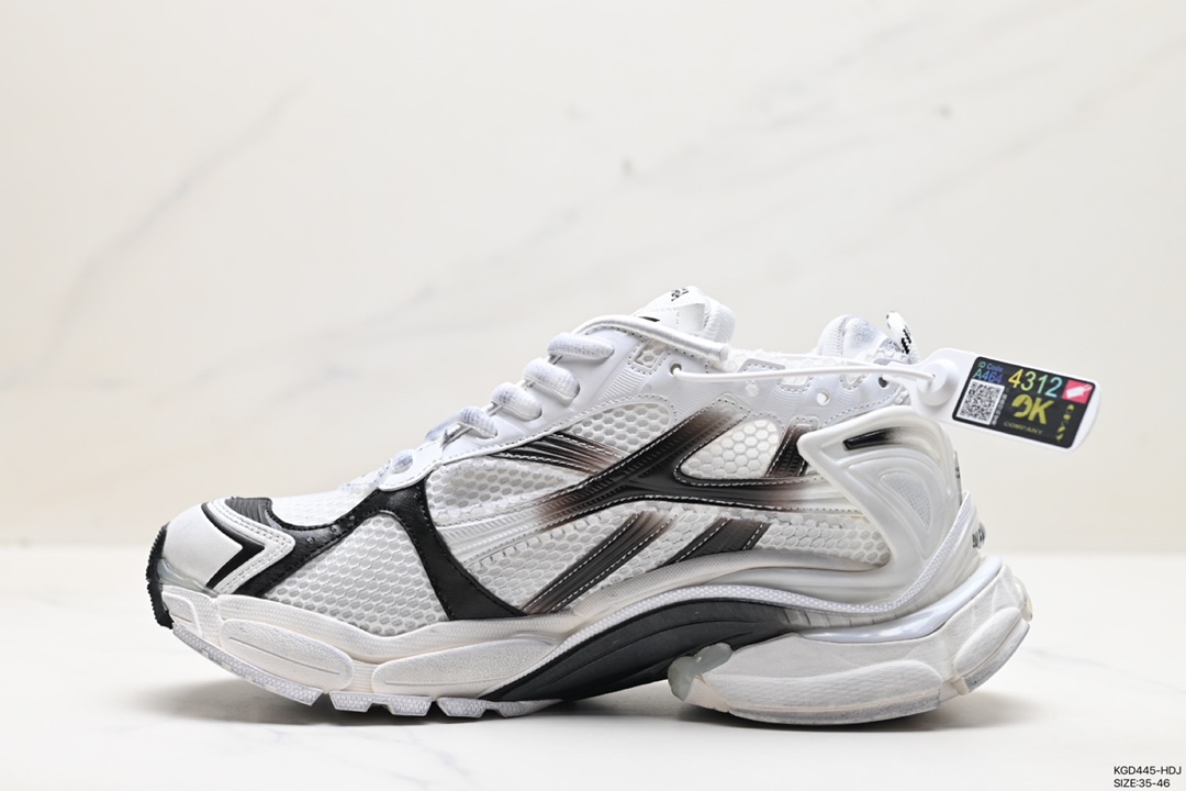 540 巴黎世家BALENCIAGA Runner Sneaker”Grey/Black/Blue/Red“慢跑鞋 772774 WRUNG9010