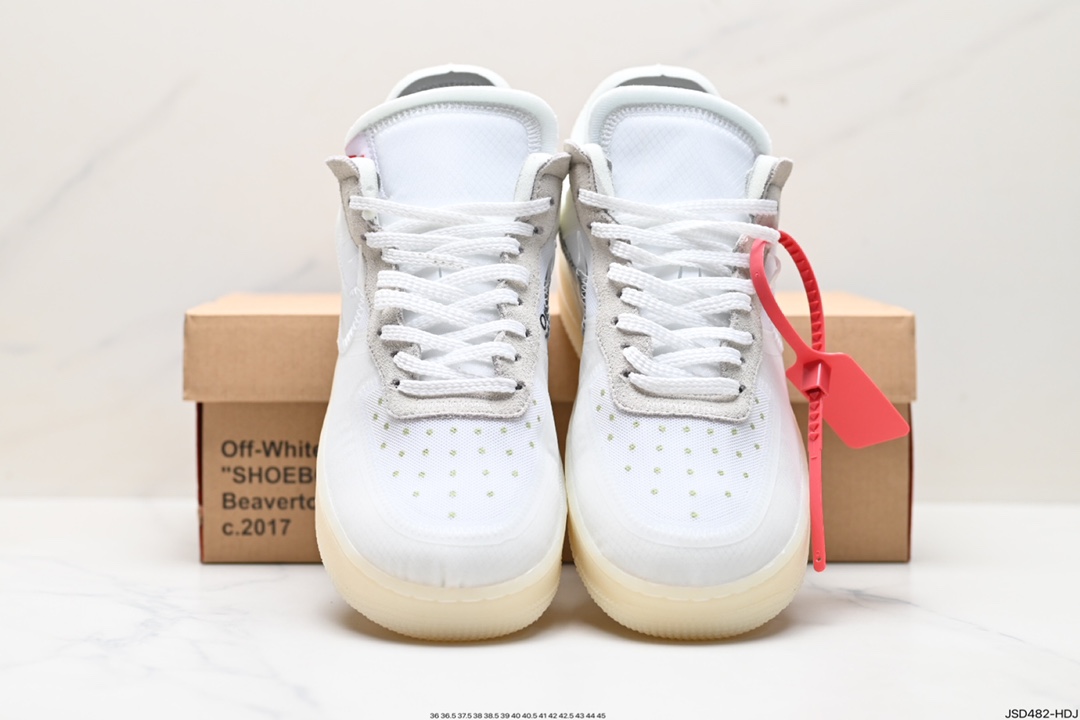 200 OFF-WHITE x Nike Air Force 1 OW联名空军一号 AO4606-100