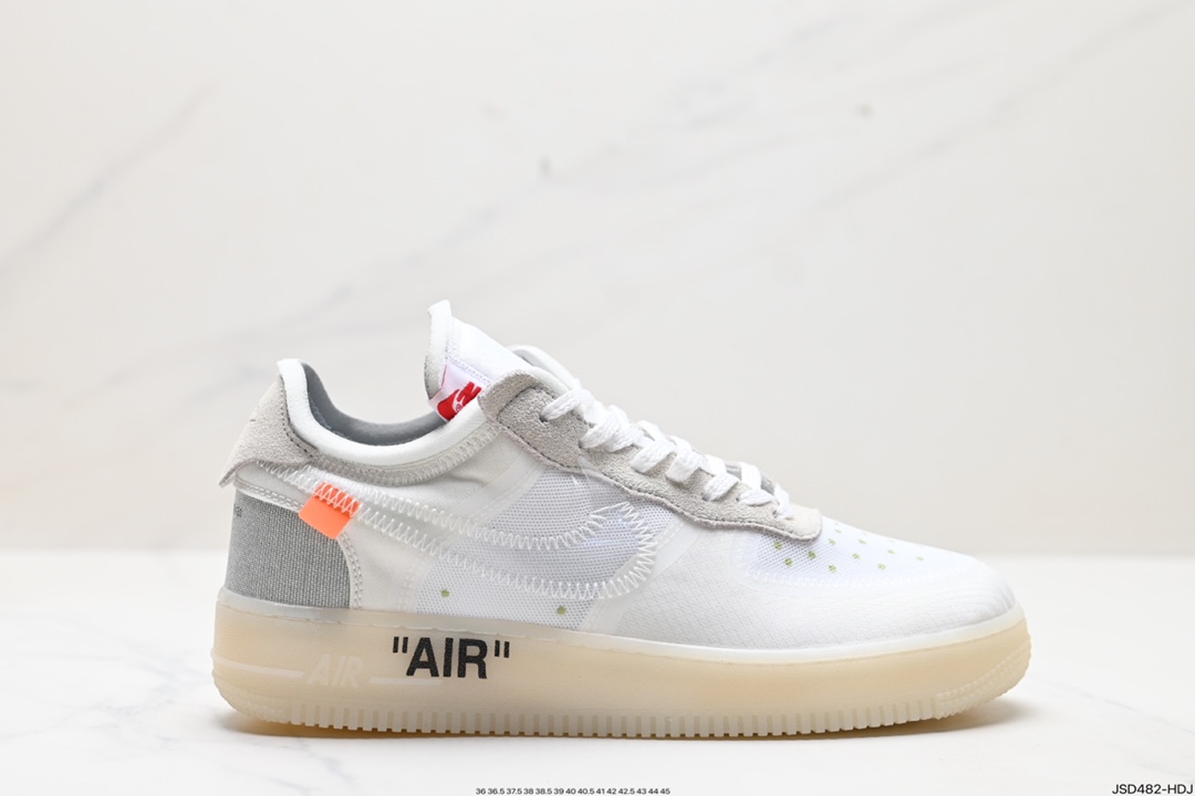 200 OFF-WHITE x Nike Air Force 1 OW联名空军一号 AO4606-100
