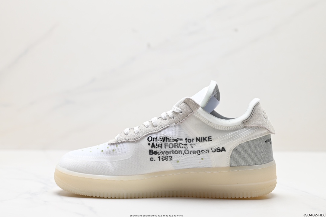 200 OFF-WHITE x Nike Air Force 1 OW联名空军一号 AO4606-100