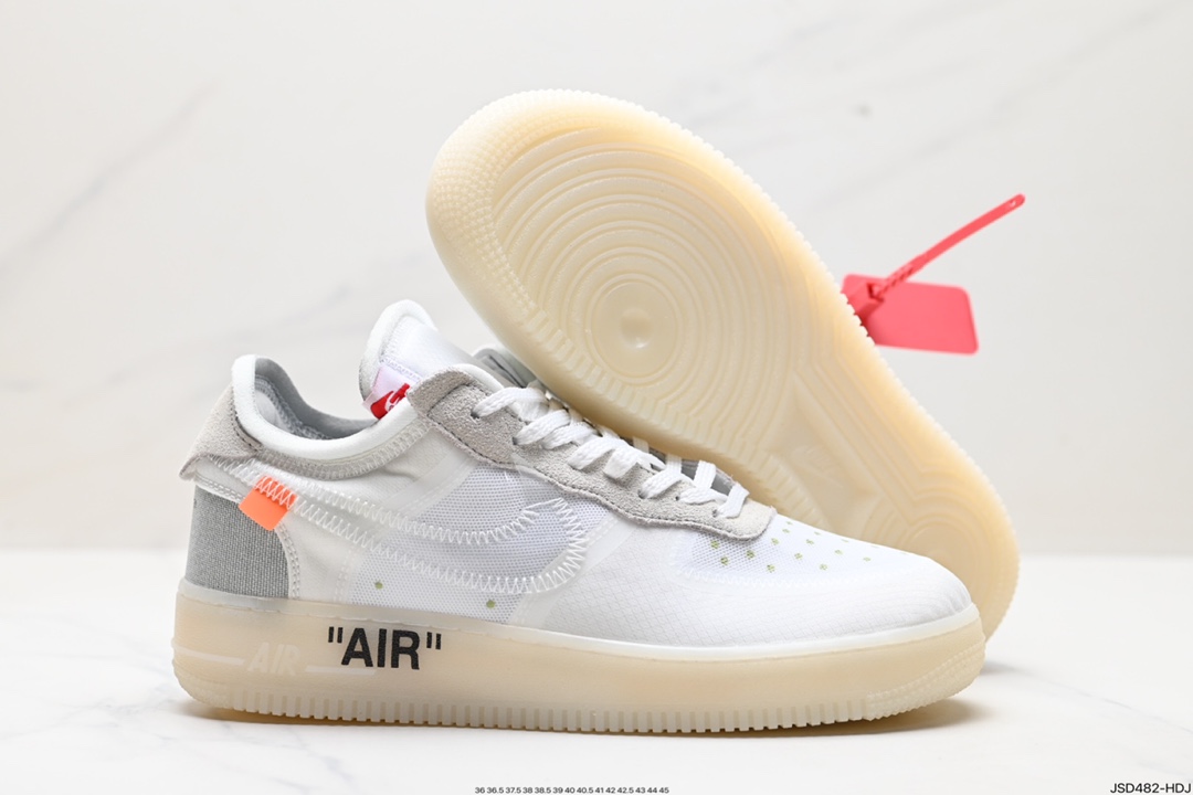 200 OFF-WHITE x Nike Air Force 1 OW联名空军一号 AO4606-100