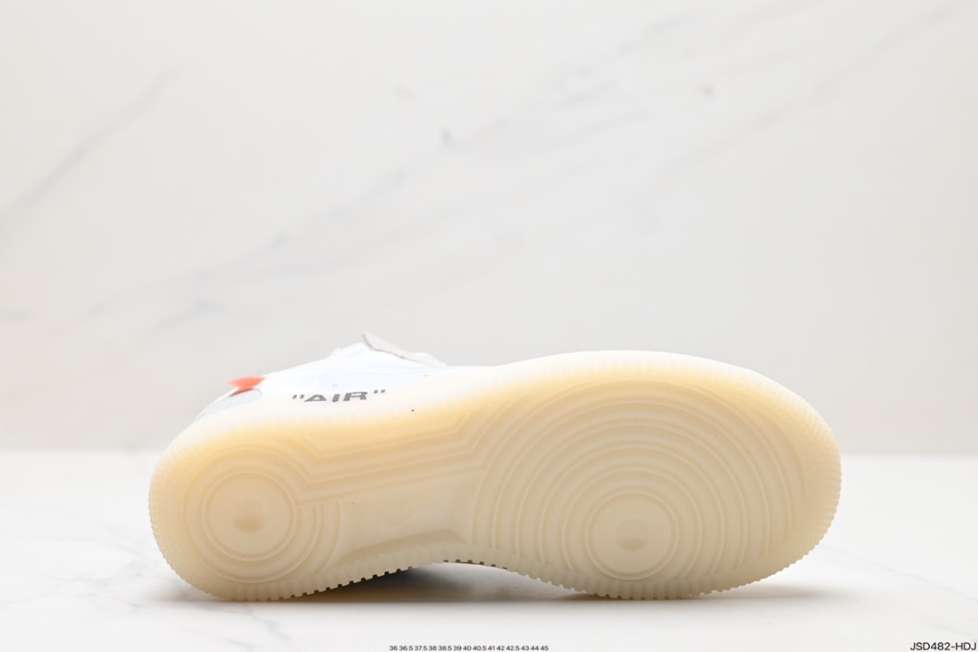 200 OFF-WHITE x Nike Air Force 1 OW联名空军一号 AO4606-100