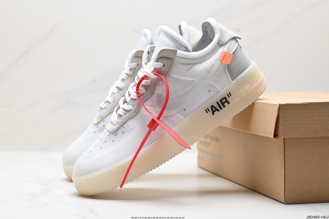 200 OFF-WHITE x Nike Air Force 1 OW联名空军一号 AO4606-100