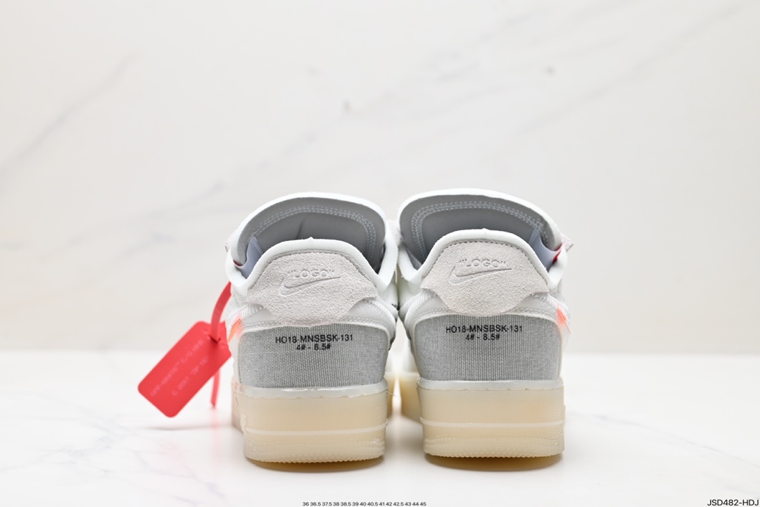 200 OFF-WHITE x Nike Air Force 1 OW联名空军一号 AO4606-100