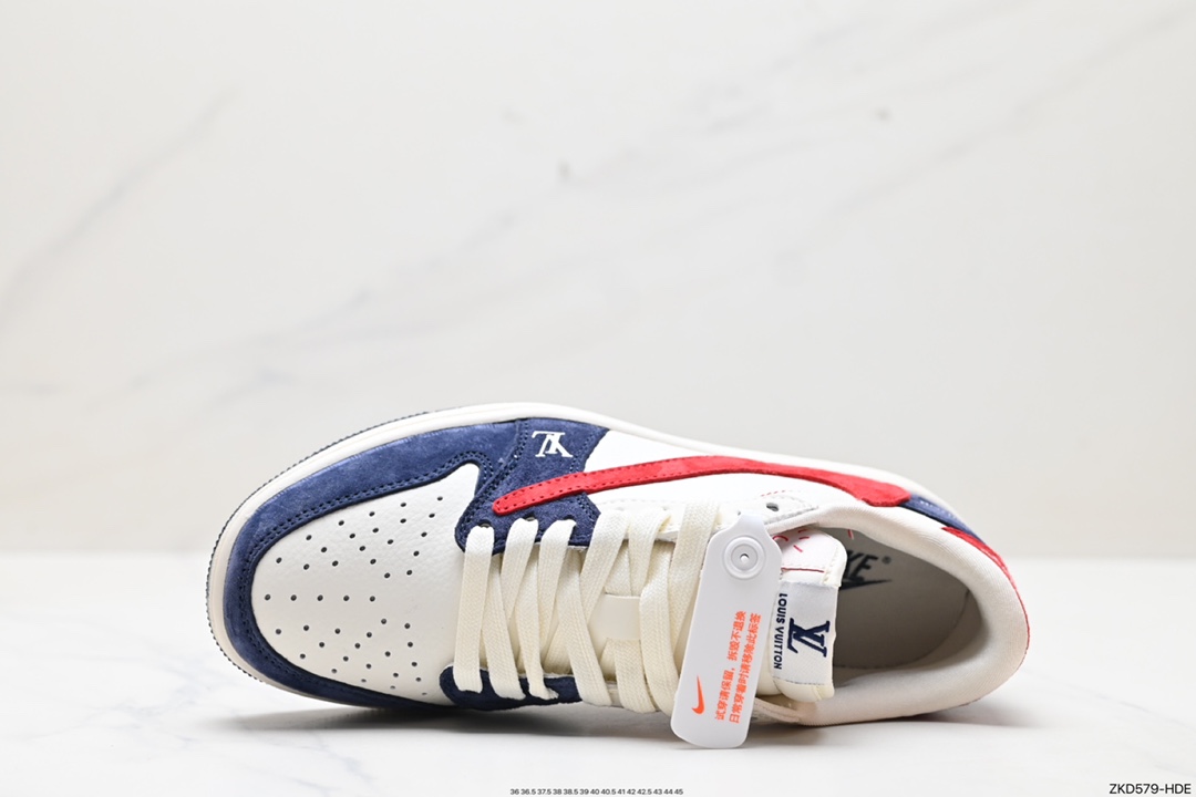 270 Travis Scott x Fragment Design x Jordan Air Jordan 1 Low OG SP AJ1 乔1 LV联名低帮文化休闲板鞋 YQ2088-670