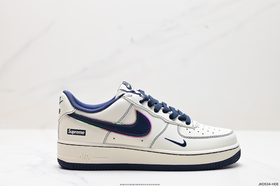 160 耐克Nike Air Force 1 Low Supreme联名空军一号低帮百搭休闲运动板鞋 XL2406-306