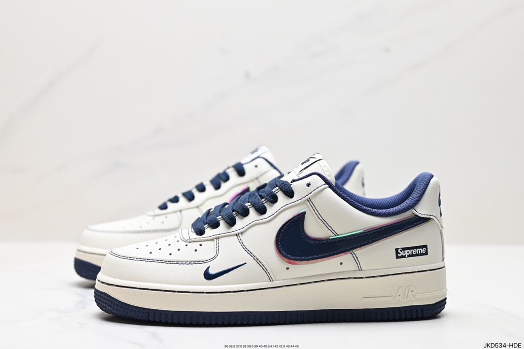 160 耐克Nike Air Force 1 Low Supreme联名空军一号低帮百搭休闲运动板鞋 XL2406-306