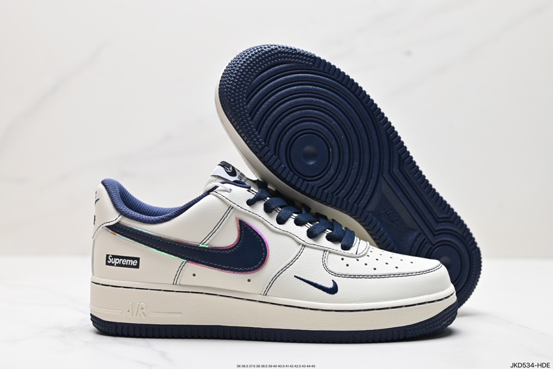 160 耐克Nike Air Force 1 Low Supreme联名空军一号低帮百搭休闲运动板鞋 XL2406-306